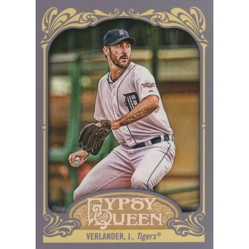 2012 Topps Gypsy Queen Justin Verlander # 130 Detroit Tigers